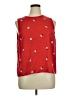 POPSUGAR 100% Rayon Red Sleeveless Blouse Size XL - photo 1