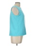 DressBarn Teal Sleeveless Blouse Size L - photo 4