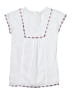 Crewcuts 100% Cotton White Short Sleeve Blouse Size M (baby) - photo 2