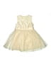 Nannette 100% Polyester Ivory Orange Dress Size 4 - photo 1