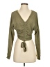 Shein 100% Polyester Green Cardigan Size 2 - photo 1