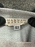 Hannah Banana Stars Silver Sweatshirt Size 6X - photo 3