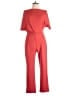 Alexia Admor Solid Red Jumpsuit Size M - photo 1