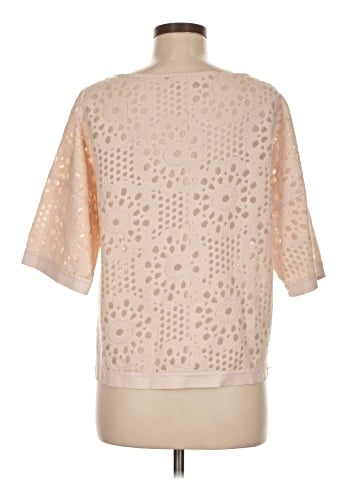 Lafayette 148 New York Short Sleeve Blouse (view 2)