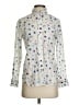 J.Crew 100% Cotton Print Ivory Long Sleeve Blouse Size 4 - photo 1