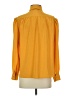St. John 100% Polyester Yellow 3/4 Sleeve Blouse Size 4 - photo 2