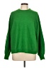H&M Solid Green Pullover Sweater Size L - photo 1