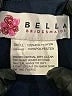 BELLA BRIDESMAIDS 100% Polyester Black Blue Cocktail Dress Size 4R - photo 6