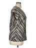 Dana Buchman Silver Short Sleeve Blouse Size XL - photo 4