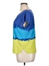 Fresh Color Block Blue Short Sleeve Top Size XL (estimated) - photo 5