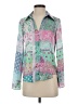 Zara Paisley Pink Long Sleeve Blouse Size XS - photo 1