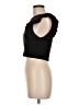 Zara 100% Cotton Black Short Sleeve Top Size M - photo 5