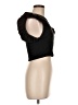 Zara 100% Cotton Black Short Sleeve Top Size M - photo 4
