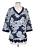 Chico's Blue 3/4 Sleeve Blouse Size Sm (0) - photo 1