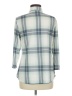 Eden & Olivia Plaid Green 3/4 Sleeve Blouse Size M - photo 2