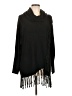 NY Collection 100% Acrylic Black Poncho Size L - photo 1