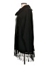 NY Collection 100% Acrylic Black Poncho Size L - photo 5