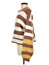 Very J Color Block Brown Pullover Sweater Size M - photo 5