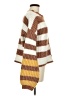 Very J Color Block Brown Pullover Sweater Size M - photo 4