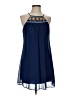 My Michelle 100% Polyester Blue Sleeveless Blouse Size S - photo 1
