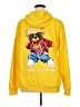 Unbranded 100% Polyester Yellow Zip Up Hoodie Size XL - photo 2