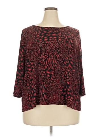 Maggie Barnes 3/4 Sleeve Blouse (view 1)