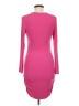 Unbranded Solid Pink Cocktail Dress Size M - photo 2