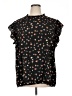 Unbranded Black Short Sleeve Blouse Size 0X (estimated) - photo 1