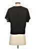 Shein 100% Polyester Black Short Sleeve T-Shirt Size 4 - photo 2