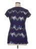 Self Esteem 100% Polyester Chevron-herringbone Purple Short Sleeve T-Shirt Size XL - photo 2