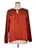 Kasper 100% Polyester Red Long Sleeve Blouse Size 0X (estimated) - photo 1