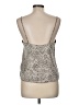 ASOS 100% Polyester Animal Print Ivory Sleeveless Blouse Size 6 - photo 2