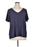 LUXE Gray Short Sleeve Top Size XL (tall) - photo 1