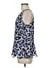 CAbi 100% Polyester Animal Print Blue Sleeveless Blouse Size M - photo 5