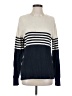 J.Crew 100% Cotton Stripes Blue Pullover Sweater Size S - photo 1