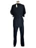 Hatch 100% Polyester Solid Blue Jumpsuit Size Med Maternity (2) - photo 2