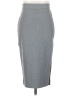Bebe Chevron-herringbone Gray Formal Skirt Size 00 - photo 1