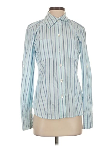 Ellen Tracy Long Sleeve Button-Down Shirt (view 1)