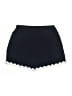 Unbranded 100% Viscose Chevron-herringbone Blue Shorts Size M - photo 2
