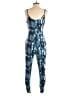 BCBGeneration Graphic Blue Jumpsuit Size S - photo 2