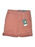 Jag Solid Brown Khaki Shorts Size 2 - photo 1
