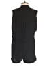 ALLSAINTS 100% Polyester Solid Black Romper Size S - photo 2