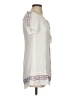Miami 100% Rayon Ivory Short Sleeve Blouse Size XS - photo 4