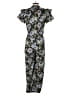 Olivia James The Label 100% Polyester Floral Blue Jumpsuit Size S - photo 2