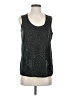 Cache 100% Polyester Gray Sleeveless Top Size S - photo 1