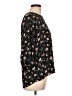 Papermoon 100% Polyester Black 3/4 Sleeve Blouse Size L - photo 4