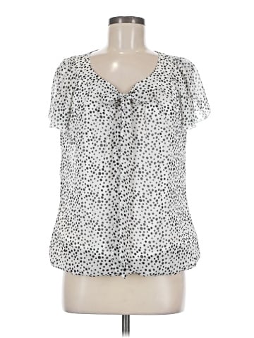 Sara Michelle Short Sleeve Blouse (view 1)