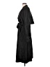 British Mist 100% Polyester Black Trenchcoat Size M (estimated) - photo 5