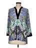 Rafaella Blue 3/4 Sleeve Blouse Size M (petite) - photo 1