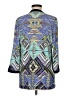 Rafaella Blue 3/4 Sleeve Blouse Size M (petite) - photo 2